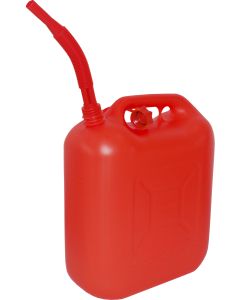 Benzinejerrycan kunststof 20 liter ROOD