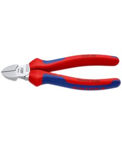 Zijsnijtang Knipex verchroomd 160 mm comfort handvaten